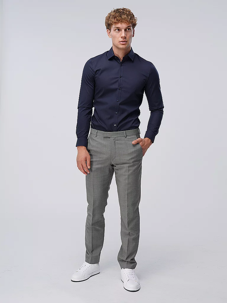 OLYMP No.6 Shirt Super Slim Blue 41 7